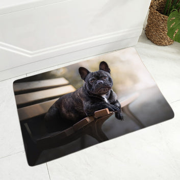 MINI French Bulldog Doormat Decor Cute Pet Dog Animal Floor Door Mat