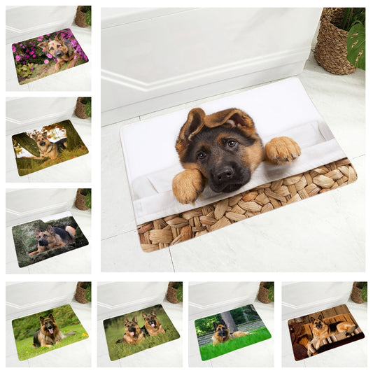 German Shepherd Dog Door Mat Pet Animal Doormat