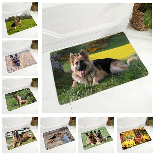 German Shepherd Dog Floor Mat Pet Animal Doormat